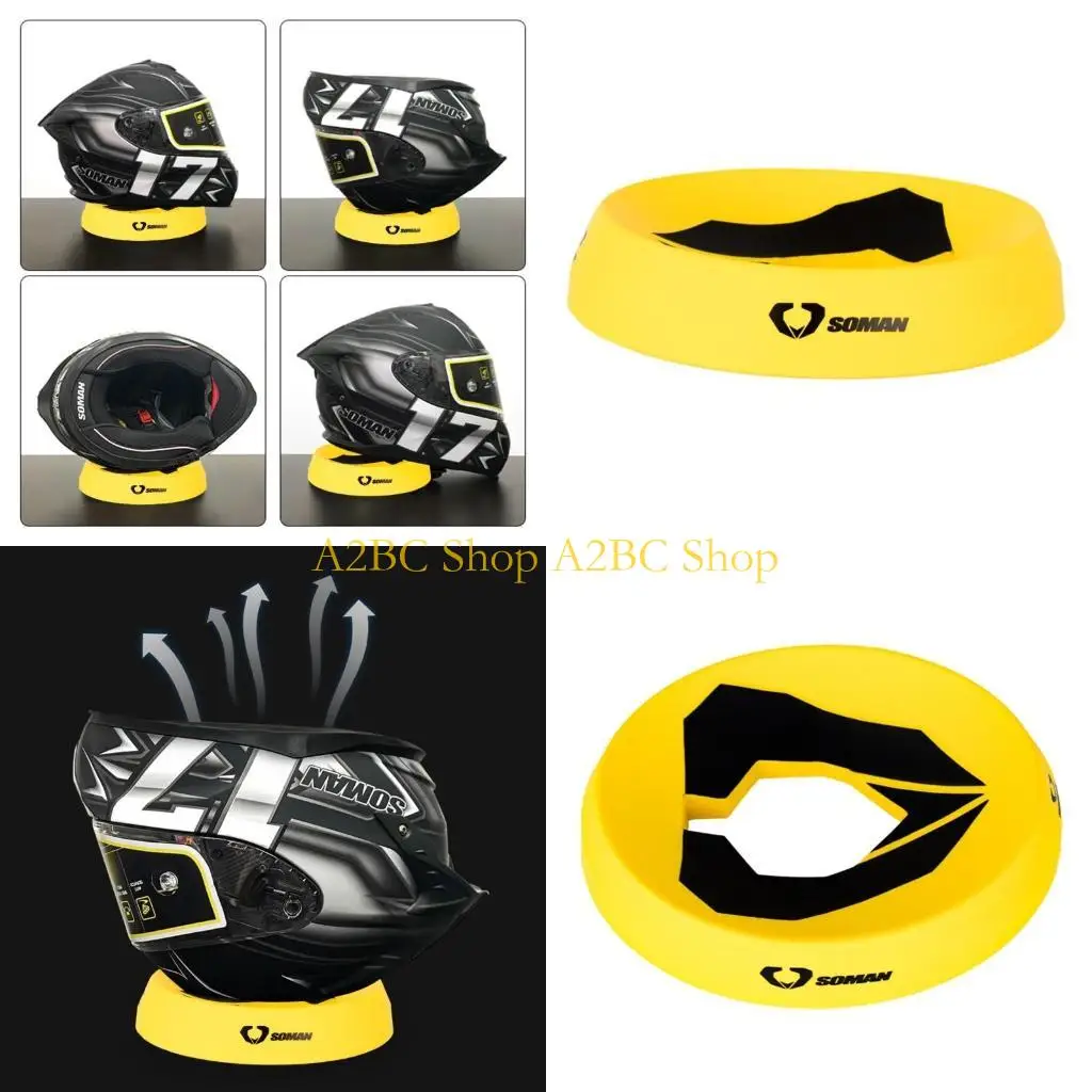 

A2BC Helmet Holder Rack Hook Helmts Stand Helmet Support Pad Helmet Donuts Rings