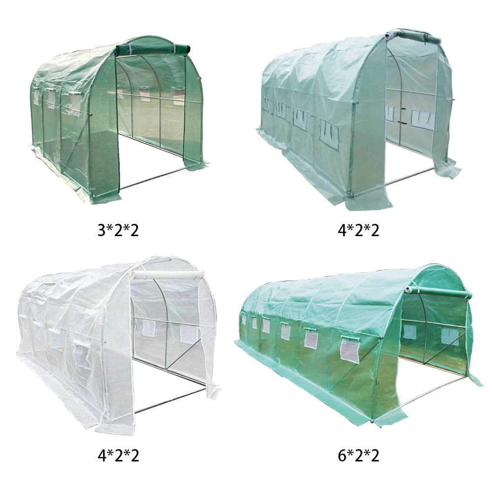 Film Small Size Mushroom Greenhouse Galvanized Steel Frame Structure