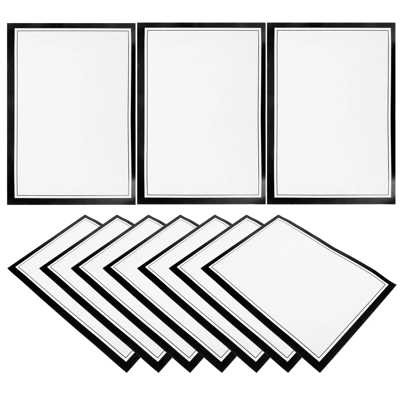 10 قطعة بطاقات رسم فارغة سميكة ورق رسم DIY بها بنفسك بطاقات المعايدة المشاريع الحرفية رسم المواد الورقية