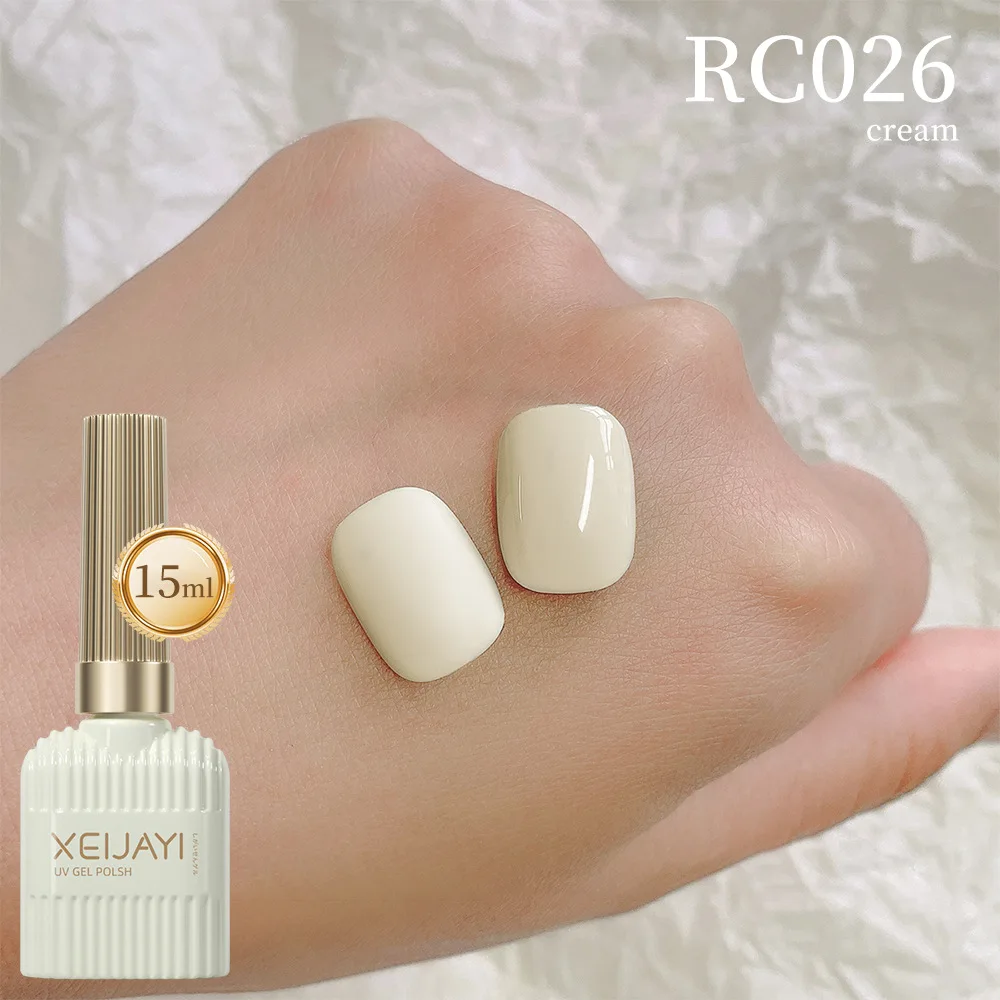 Smalto gel da 15 ml Vernici ibride Il colore nudo è adatto per tutte le stagioni Unghie artistiche per manicure Soak Off UV Necessita base superiore Primer