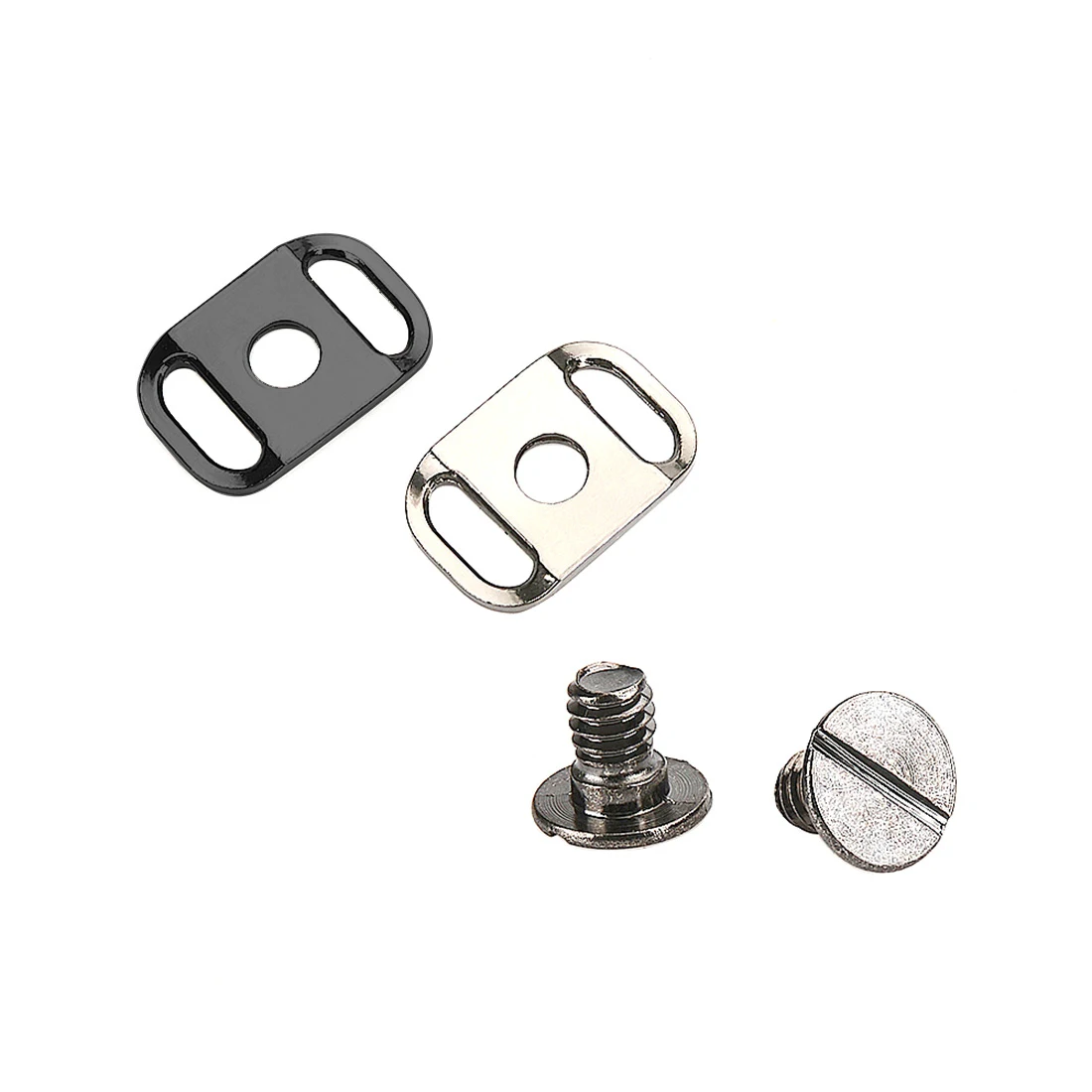 1x 1/4" Schraube Schnellwechselplatte Untermontageadapter SLR Kamera Armband Hals Schultergurt Sicherheitsumwandlung Schnallenteile – Detail 3
