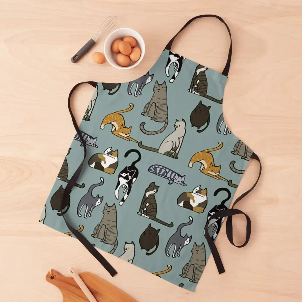 

Cat Lovers Baking Apron Goods For Home And Kitchen Cooking Clothes Apron