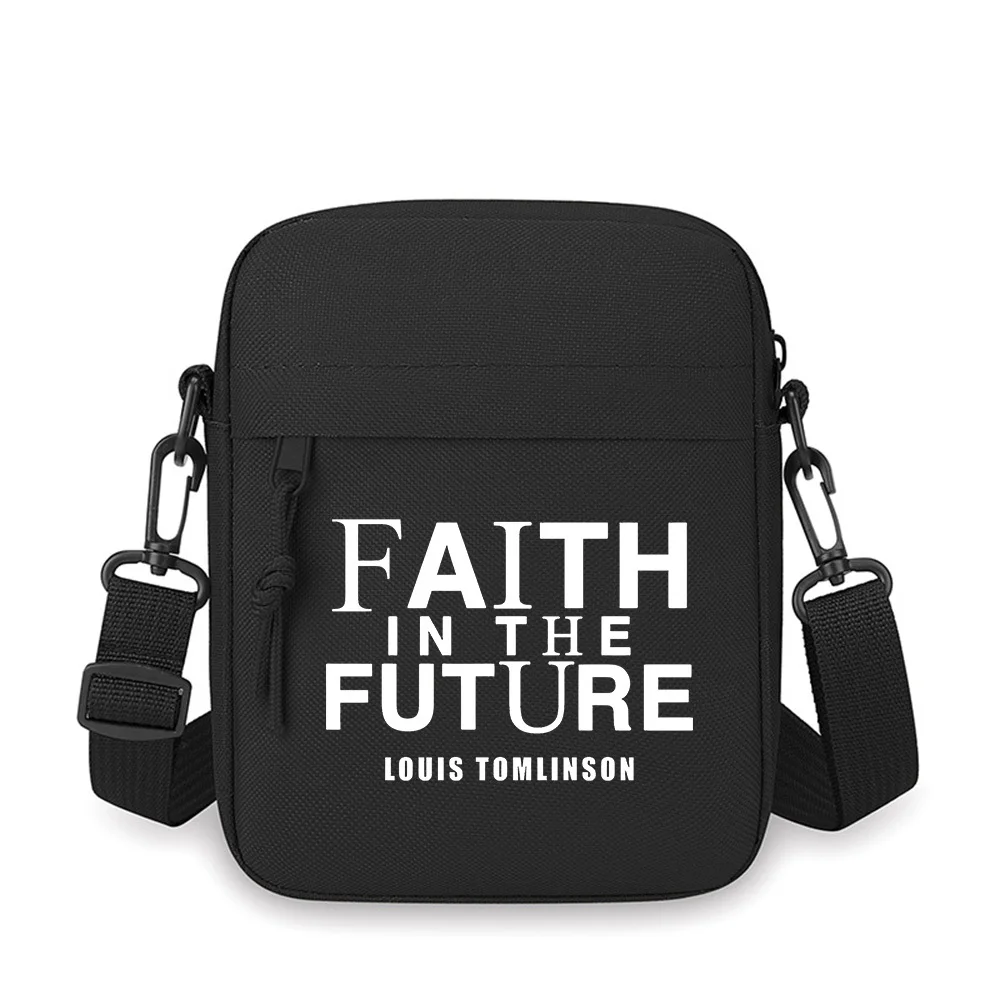 FAITH IN THE FUTURE,LOUIS TOMLINSON Men Crossbody Bag Single Shoulder Women Cartoon Anime Film Printing Design Unisex