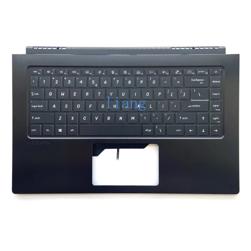 New For MSI Modern 15 MS-1551 15.6in Upper Case Palmrest Backlit Keyboard Cover