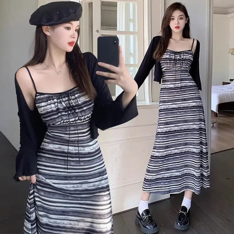 Vestidos femininos malha em camadas painel queimado saia noite mostrar elegante dramático chique moderno sofisticado artista declaração moda