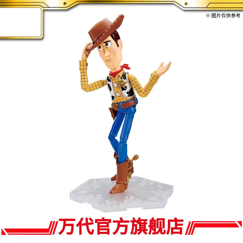 Bandai Woody Cinema Rise Toy Story 4 Articulated Model Kit Action Figure With Transparent Display Base For Adult Collectors