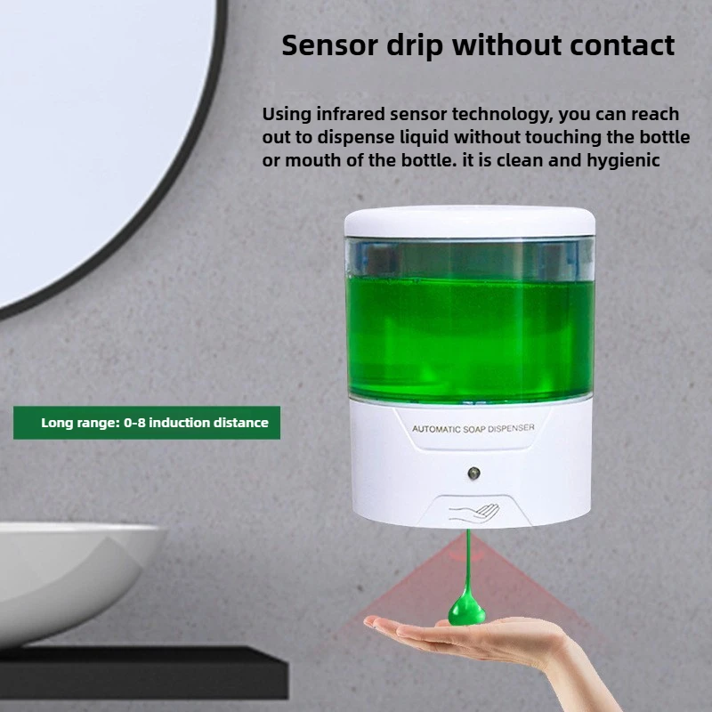 

Wall Mounted Automatic Sensor Electric Hand Sanitizer Dispenser, Perfect for Hygienic Hand Washing in Homes and Offices