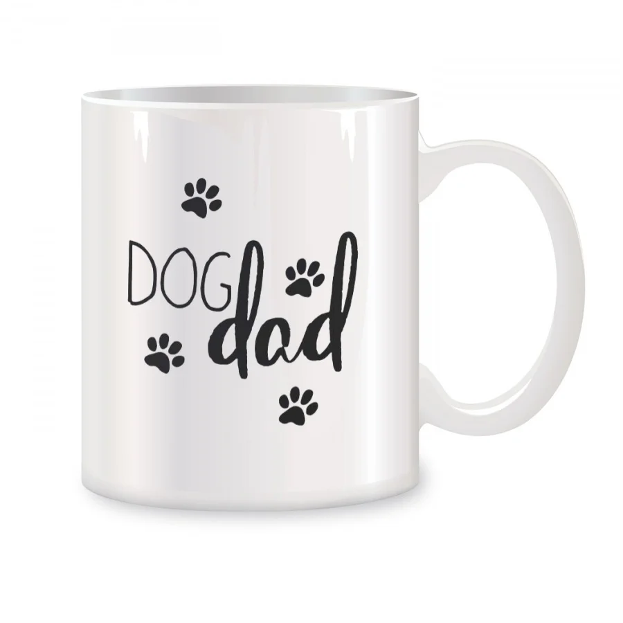 

Dog Dad Mugs For Dog Lovers Dad Birthday Novelty Coffee Ceramic Tea Cups White 11 oz