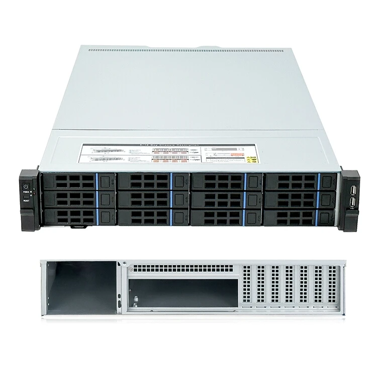 Factory Original FusionServer X-265F1207rn-2 CPU Enterprise Level 2U 12Bays U.2 NVMe Rackmount Chassis Computer Server Stock