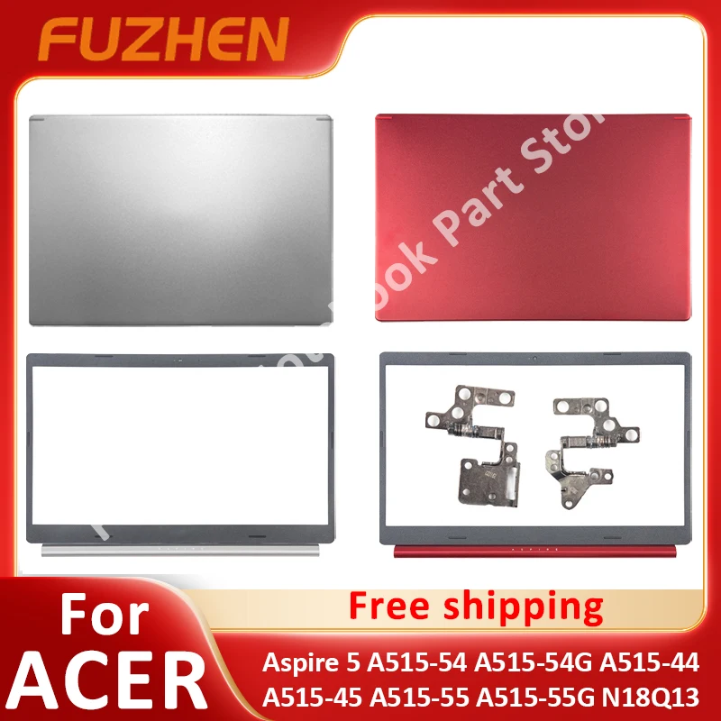 

PC Covers For Acer Aspire 5 A515-54 A515-54G A515-55 A515-55G N18Q13 Red LCD Back Cover Hinges Rear Top Lid Metal Repair