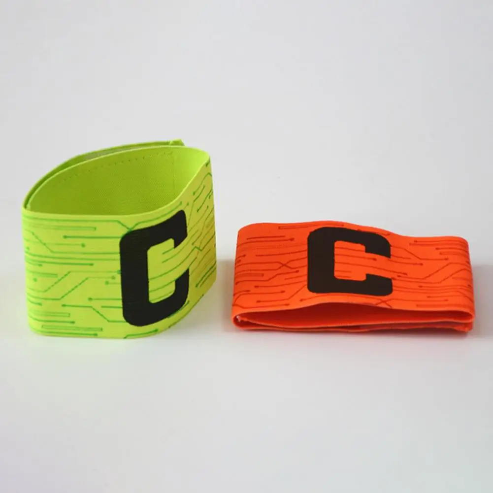 サッカーアームバンド 調節可能なファスナーテープ付き サッカーアームバンド 弾性アームバンド チームアクセサリー Капитан Амбэнд