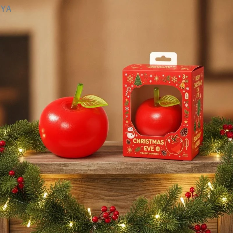 【SA】【YA】Christmas Limited Toy Slow Rebound Soft Stress Relief Squeeze Toy Gift Box Xmas Surprise Gift