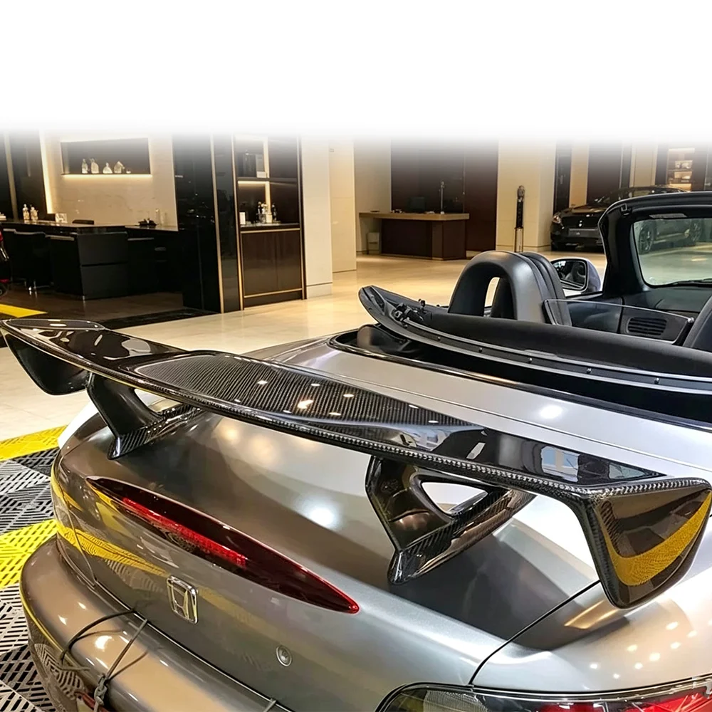 For Honda S2000 AP1 AP2 high-quality carbon fiber/fiberglass trunk spoiler spoiler lip and deflector exterior modification kit