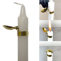 Automatic Candle Snuffer Swedish Candle Extinguisher Safely Wick Flame Extinguishing Clip for Home Candle Accessories