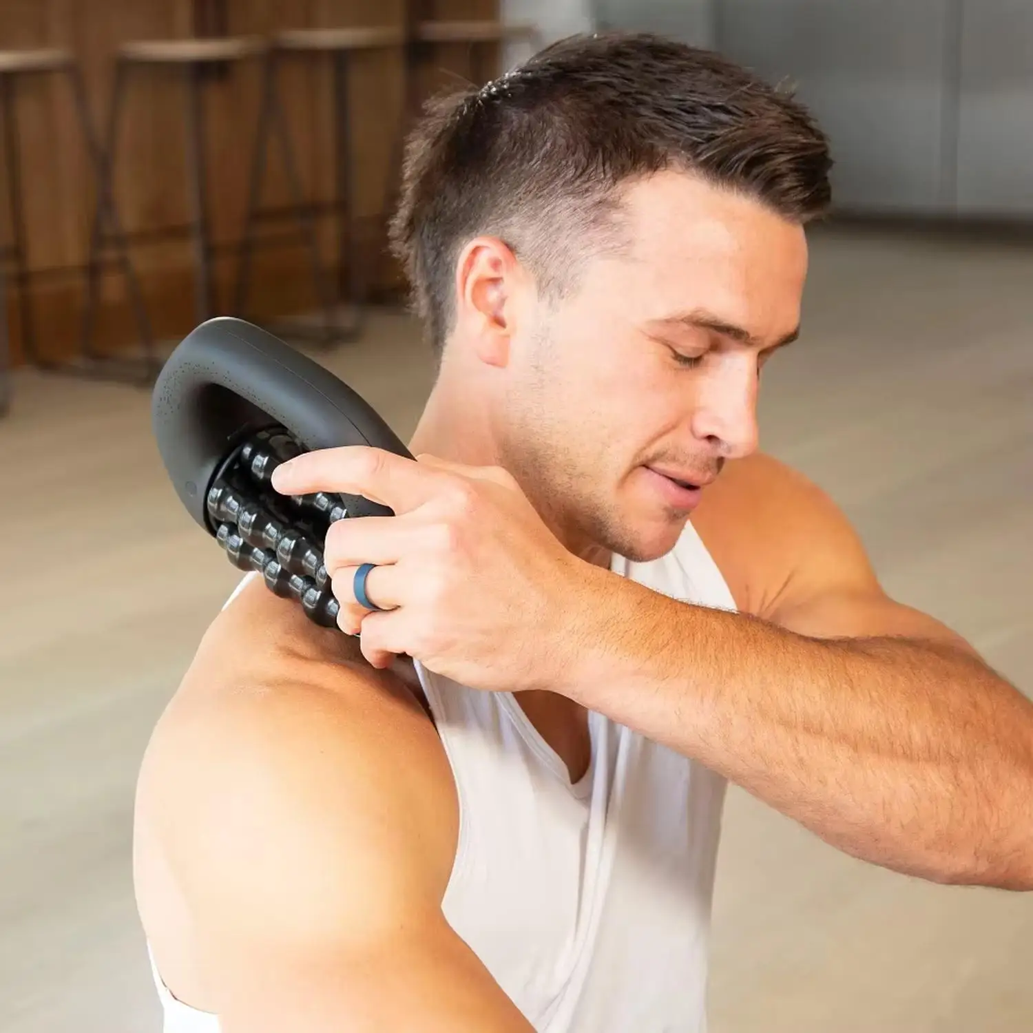 Cordless Automatic Massager Smart Muscle Recovery Roller Deep Tissue Massage Machine Percussive Electric Massage Roller
