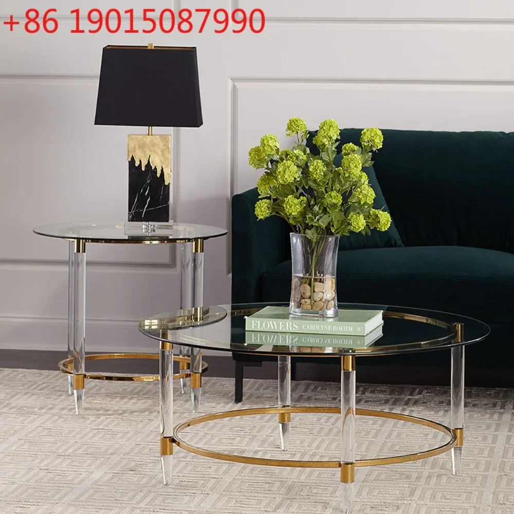 

Light luxury corner few simple side few high-end acrylic transparent