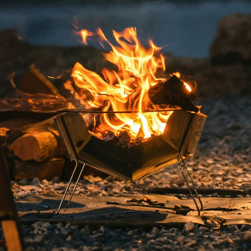 Churrasqueira de Camping Ultra - Outdoor Camping Fire Pit avaliação e preço