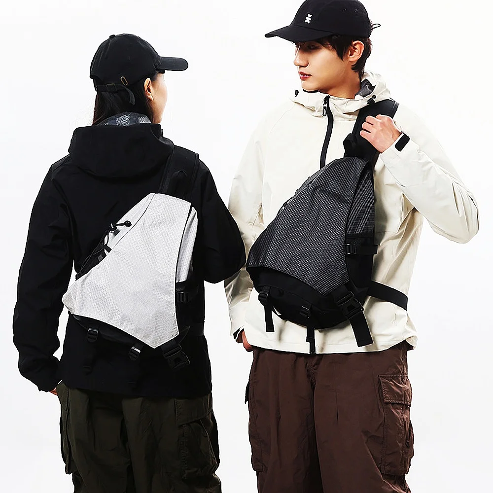 1PCS Crossbody Sling Bag Water Resistant Backpack Lightweight Shoulder Chest Daypack for Men Women Cycling Hiking Travel