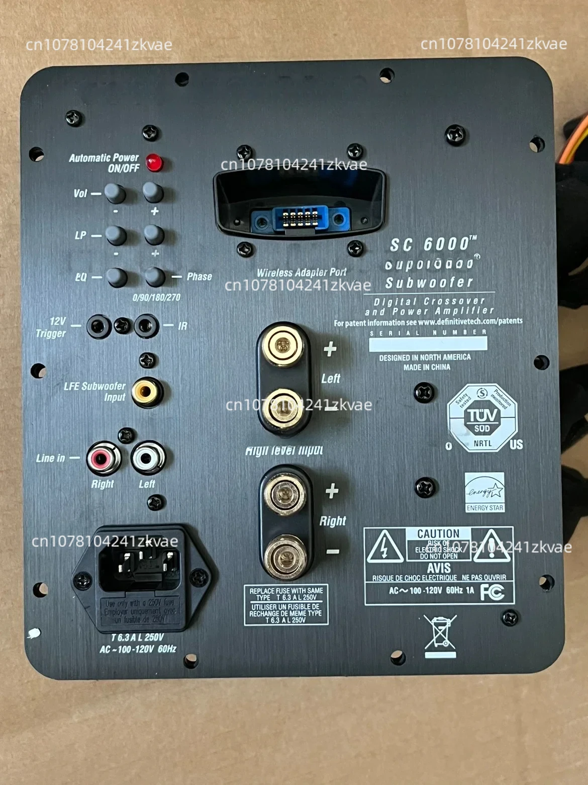 SC6000 subwoofer power amplifier board d-class high-power cinema cannon board