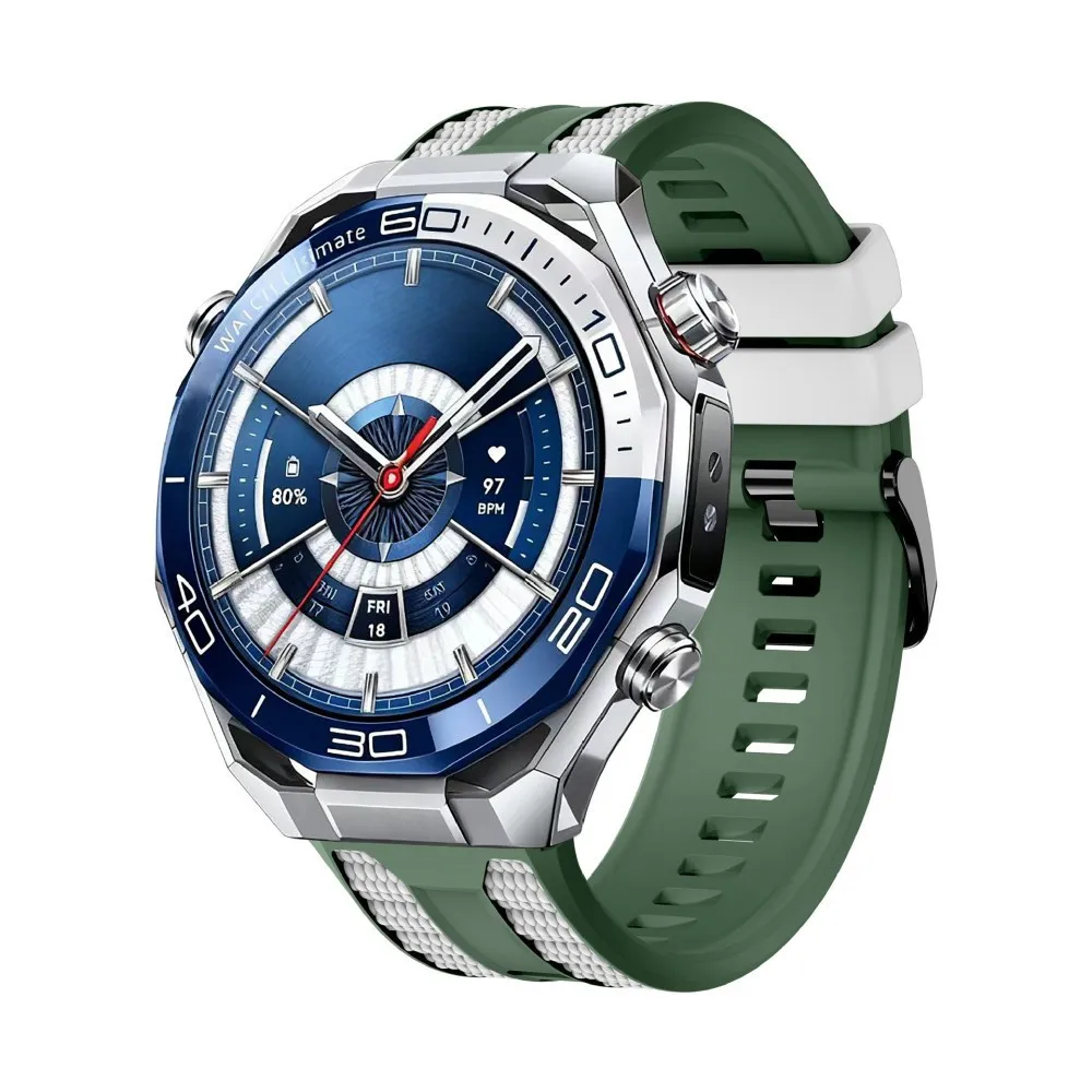 Cinturino sportivo in silicone per Huawei Watch GT6 46mm cinturino originale bicolore 22mm braccialetto di ricambio per Huawei GT6 46MM