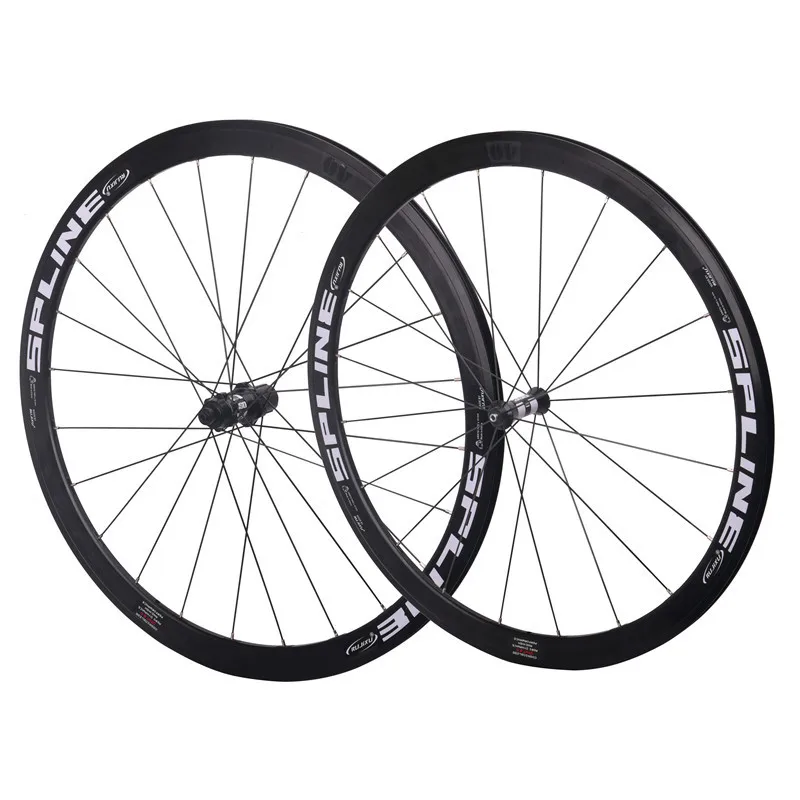 RUJIXU factory direct sales 700C road bike wheel set 40mm R350 wheel hub road bike wheel against V/C rim brake wheel set