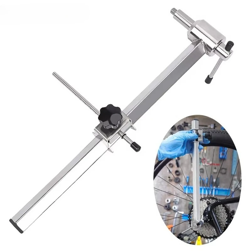 Professional Stainless Steel Derailleur Hanger Alignment Brake Shifter Adjust Tool For MTB Road Bike Bicycle Workshop Repair