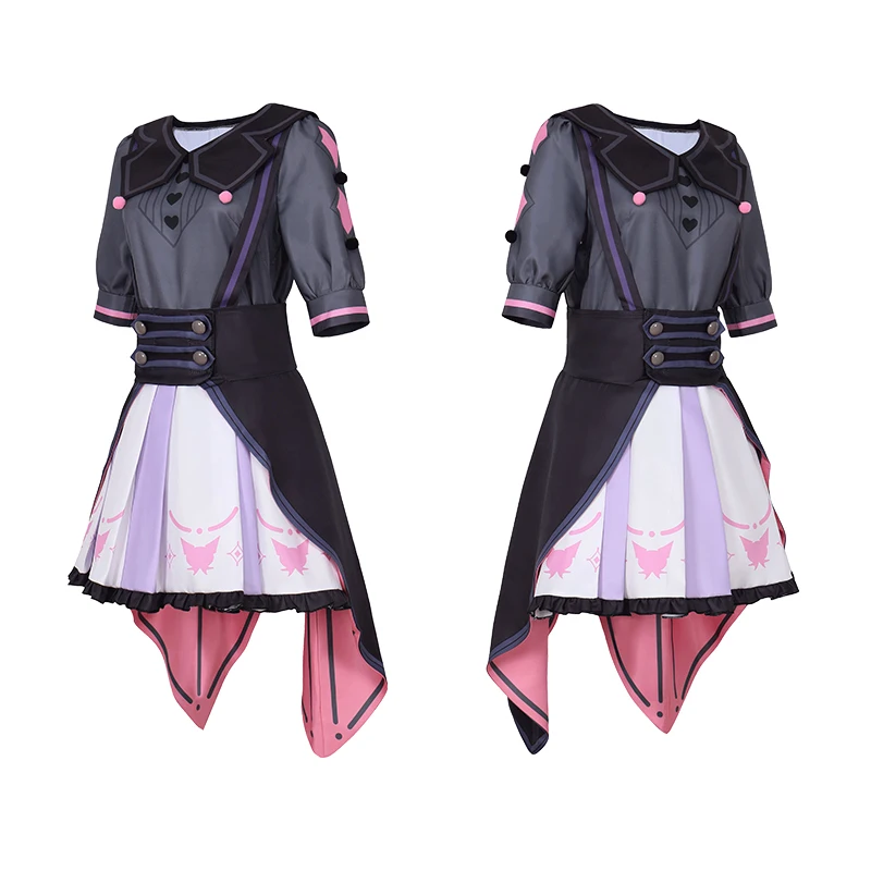 Projeto sekai colorido palco ligação cosplay shinonome ena yoisaki kanade tenma saki bonito menina lolita vestido peruca conjunto dia das bruxas