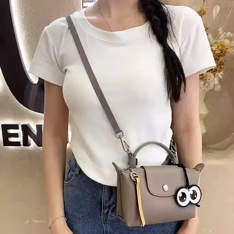 Tracolla di ricambio in pelle per borsa a tracolla, adatta per mini tracolla Longchamp senza modifica di punzonatura