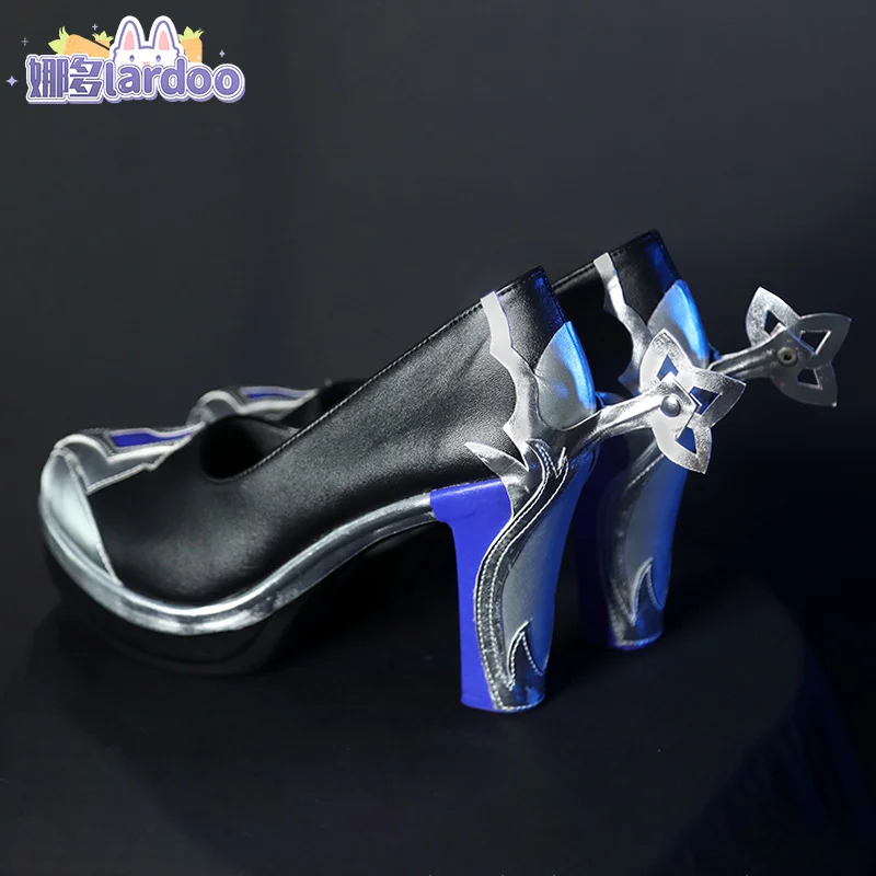 Jewelry Wings Nado Genshin Impact Cos Urayula Ice Sword Imperial Sister Cosplay Shoes Single Coarse Heels High Disguises Outfits