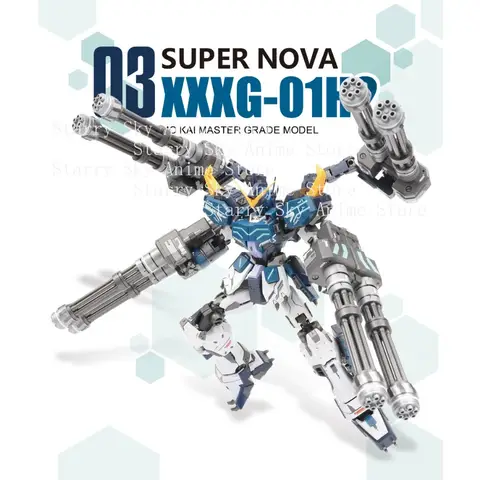 Super Nova Mg 1/100 Modelo Heavy Arms Custom Unchained Mobile Suit Juguetes para Niños con Soporte REGALOS