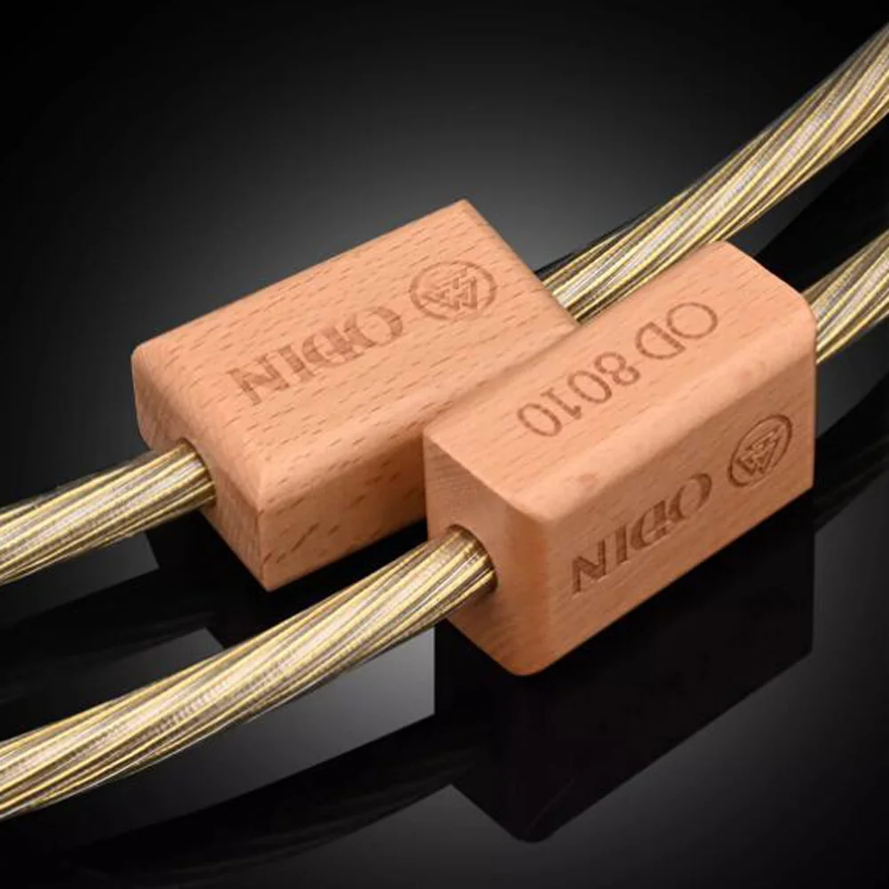 Коаксиальный кабель Gold Odin RCA высокой чистоты OCC посеребренный позолоченный коаксиальный аудиокабель SPDIF RCA 75 Ом для усилителя сабвуфера