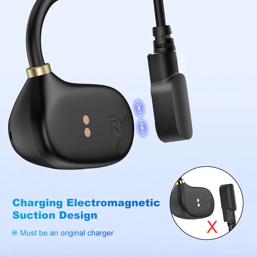 سماعات رأس لاسلكية التوصيل الجوي ، سماعات الأذن الرياضية H1 ، بلوتوث 5.3 ، صوت ممتاز ، ميكروفون مزدوج ، مكالمة ، تقليل الضوضاء ، جديد