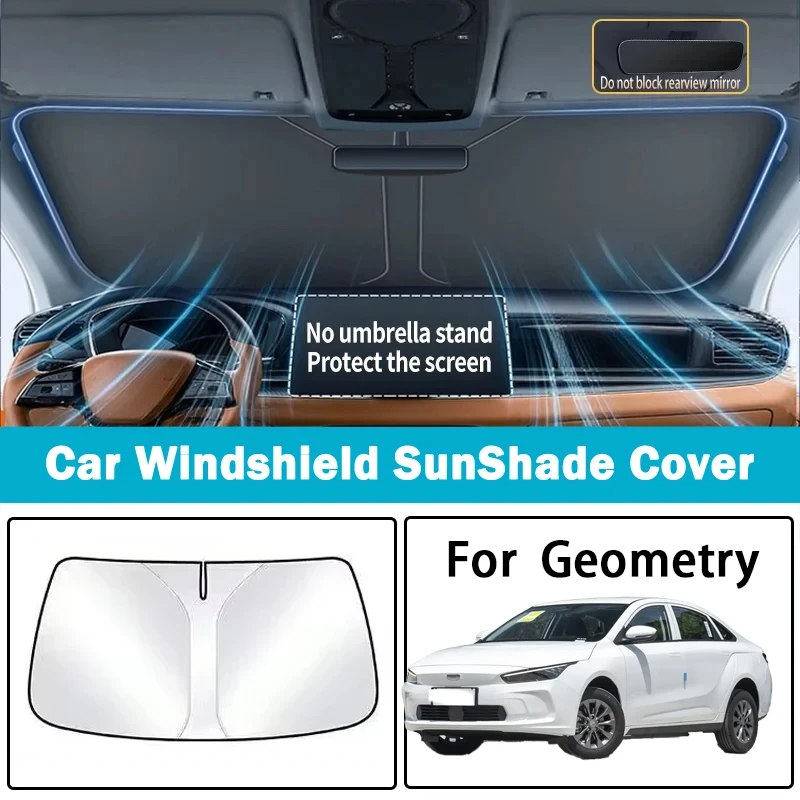 Suitable for Geometry E Firefly G6/C/A/M6 Car Sunshade Front Sunscreen Thermal Insulation Parasol Shade