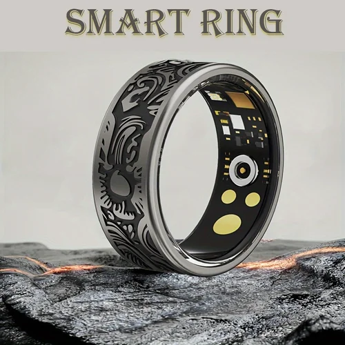 Imagen 2 del producto Anillo inteligente Xiaomi, frecuencia cardíaca, presión arterial, oxígeno en sangre, monitoreo del sueño, conteo de pasos, seguimiento de actividad, anillo impermeable compartido