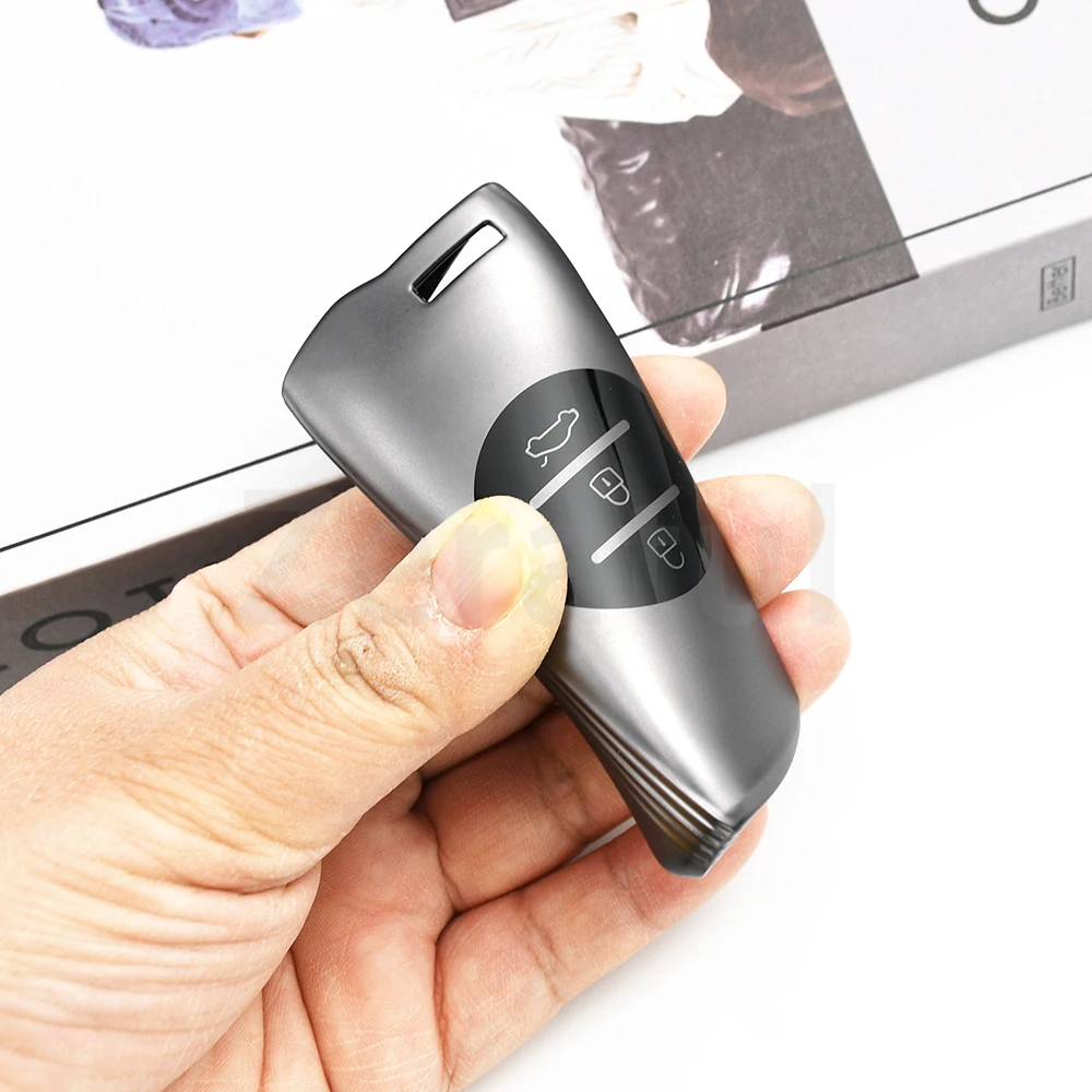 السيارات شل فوب حافظة مفاتيح السيارة غطاء بندقية رمادي بولي يوريثان لشيري تيجو 7 برو 8 برو Exeed تيجو 2 3x أريزو 5 برو Gx 5x EQ7 2021 المحفظة #6