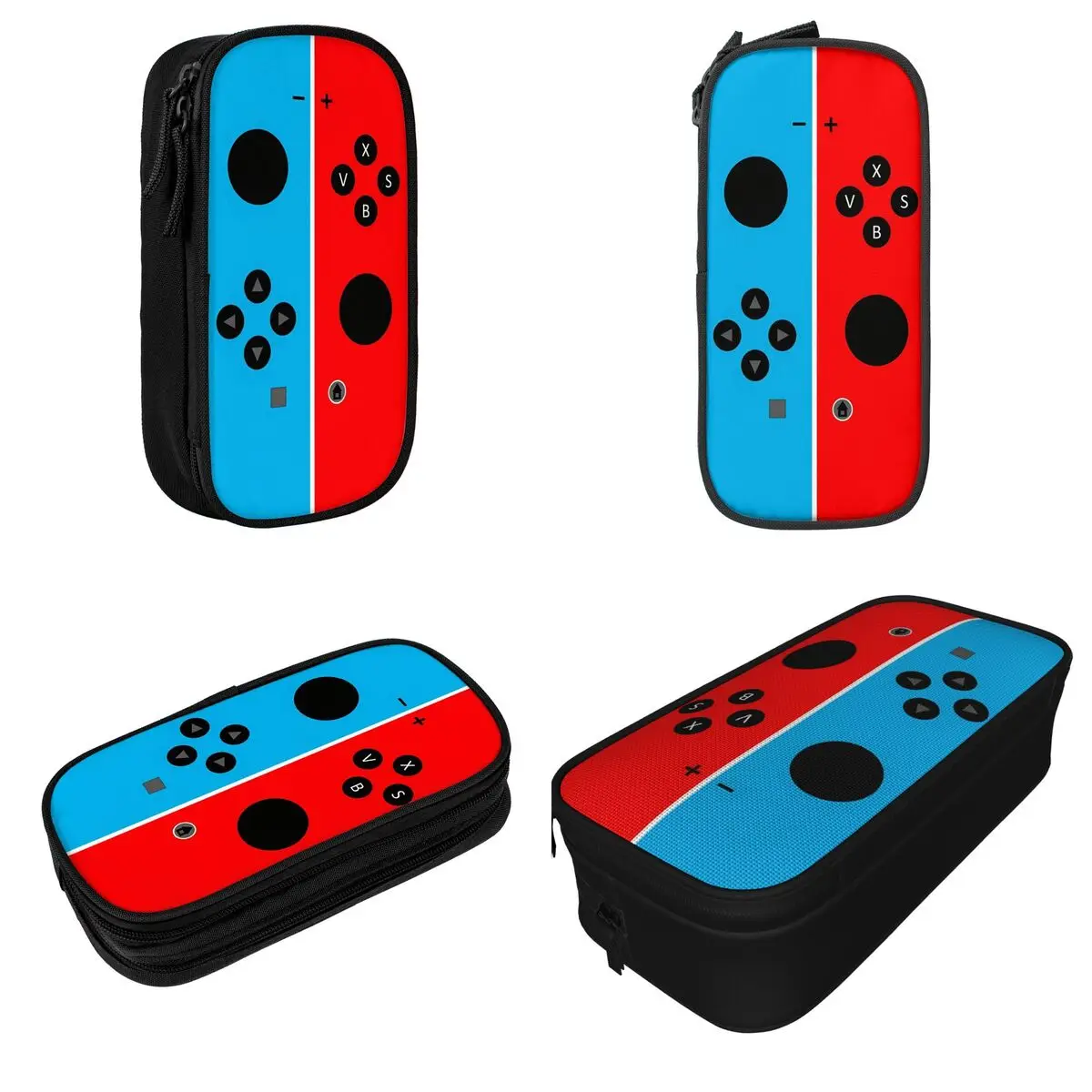 Astucci per matite per controller di gioco per videogiochi Astuccio per penne per bambini Grande materiale scolastico per riporre astucci con cerniera