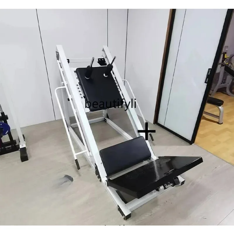 A49 45-Degree positive squat and inverted pedal machine leg strength gym training dual-purpose squat rack