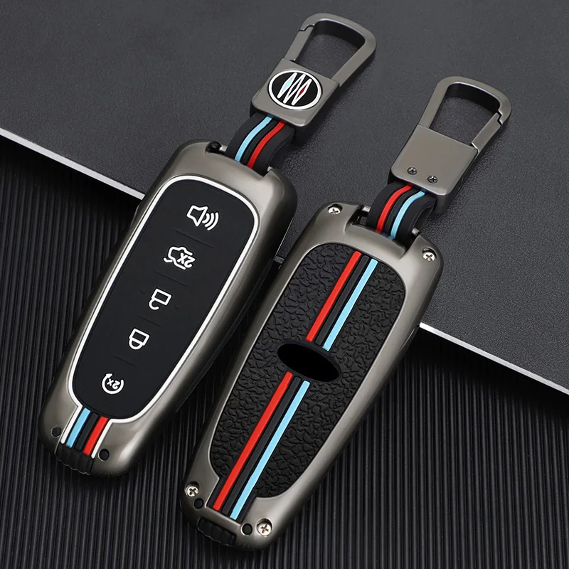 

Zinc Alloy Leather Car Remote Key Case Cover Protector For Ford Raptor F150 Explorer Mustang Fusion Escape F250 F350 F450 RAPTOR