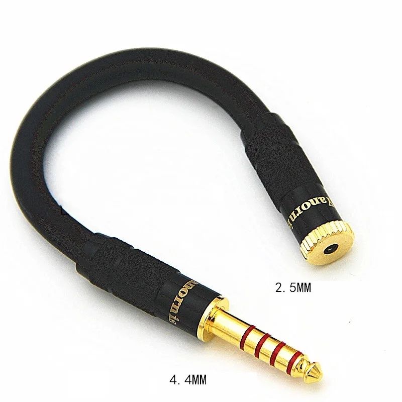 Cavo Audio adattatore per cuffie bilanciato HIFI da 4.4MM da 4.4 a 3.5mm 2.5mm 6.35mm XLR 4 Pin maschio a femmina angolo