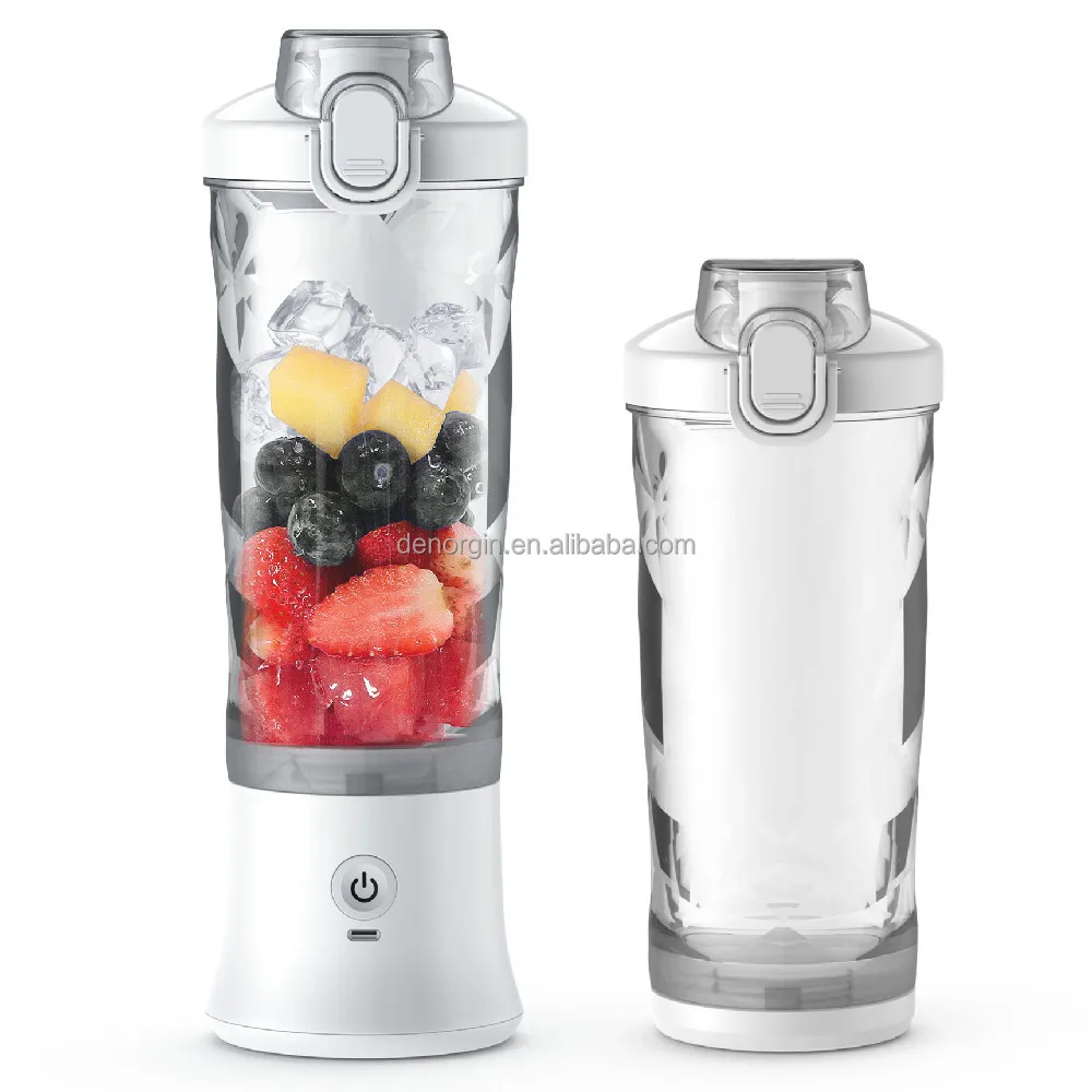 

Factory Design Best Selling 600ml Sports Juicer Blender Protein Shaker Electric Blender Portable Juice Blender