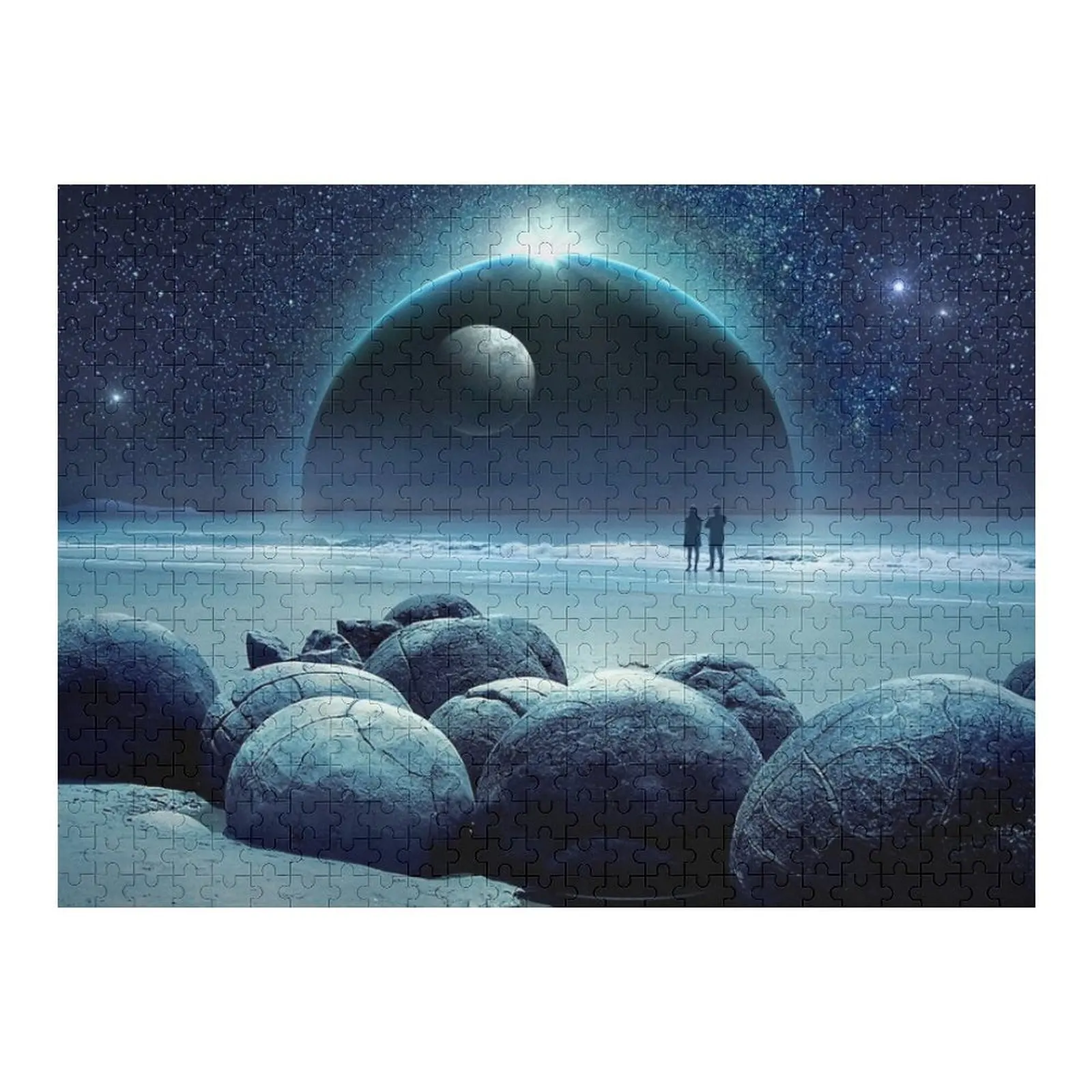 

Creative Night Space Fantasy Jigsaw Puzzle Custom Child Gift Personalized Child Gift Iq Puzzle