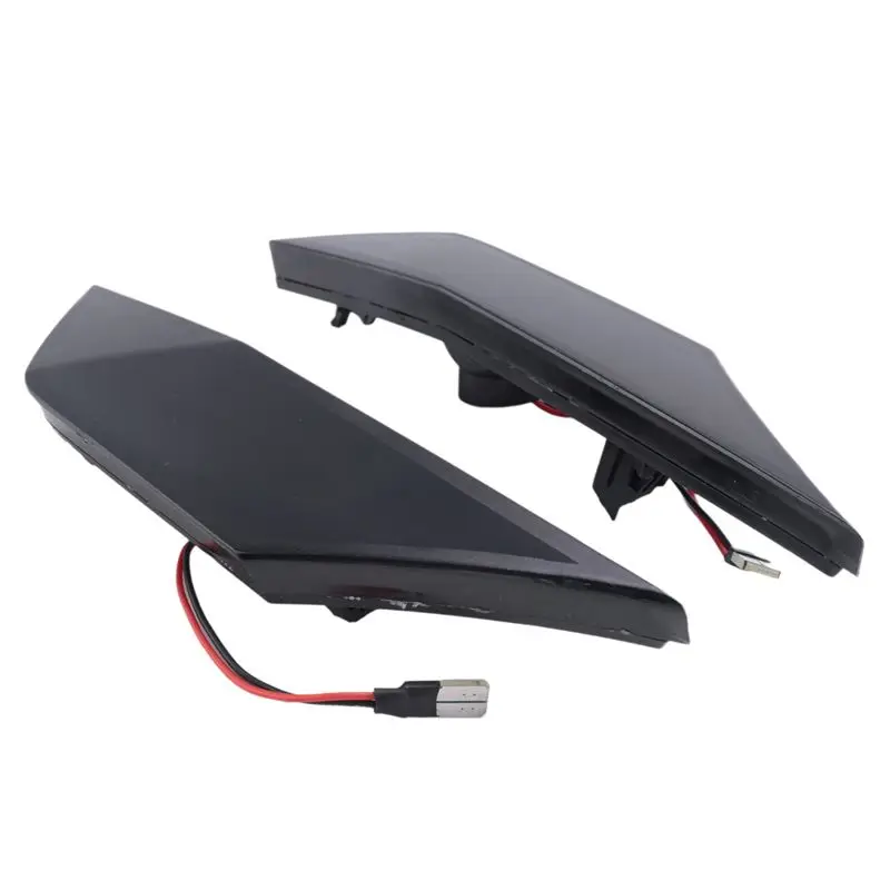 

Комплект из 2-х передних боковых габаритных фонарей (повторителей поворотов) черного цвета для Honda Civic 10-го поколения 2016 года и новее