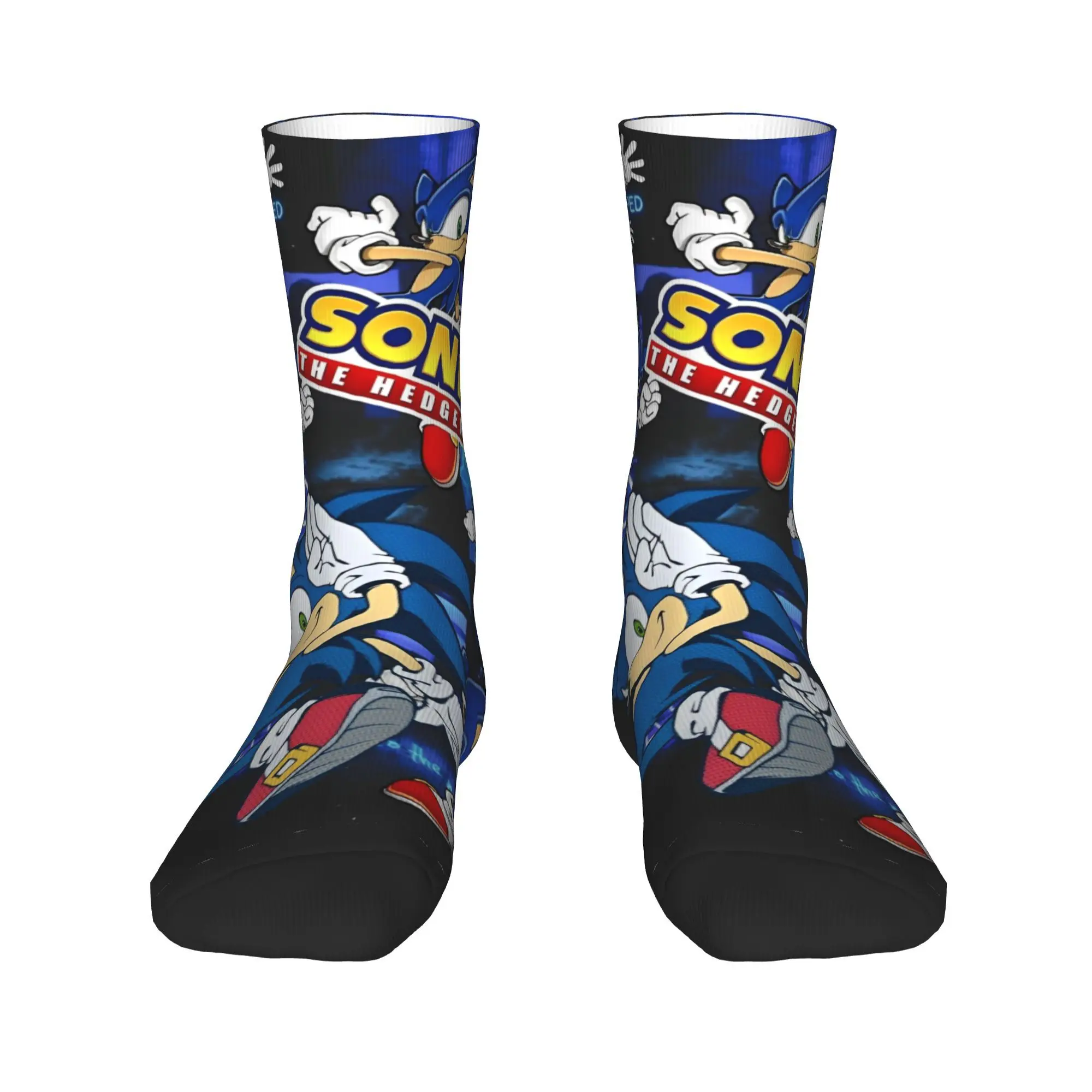 s-Sonics Theme Design Socks Outfits for Party Wear Breathable  Printing Socks