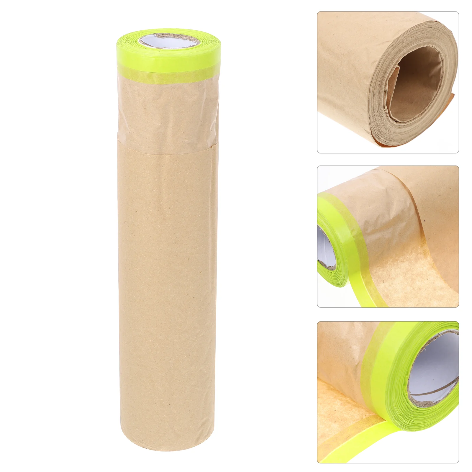 

Textured Paper Furniture Masking Carpet Protection Film Rug Tape Paint Kraft Adhesive Covering