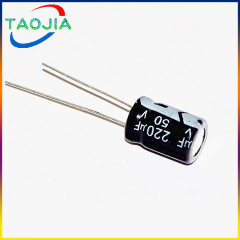 20pcs 220uF 50V 220MFD 50Volt  Aluminum Electrolytic Capacitor Radial 220mf50v 220uf50v 50v220mf 50v220uf