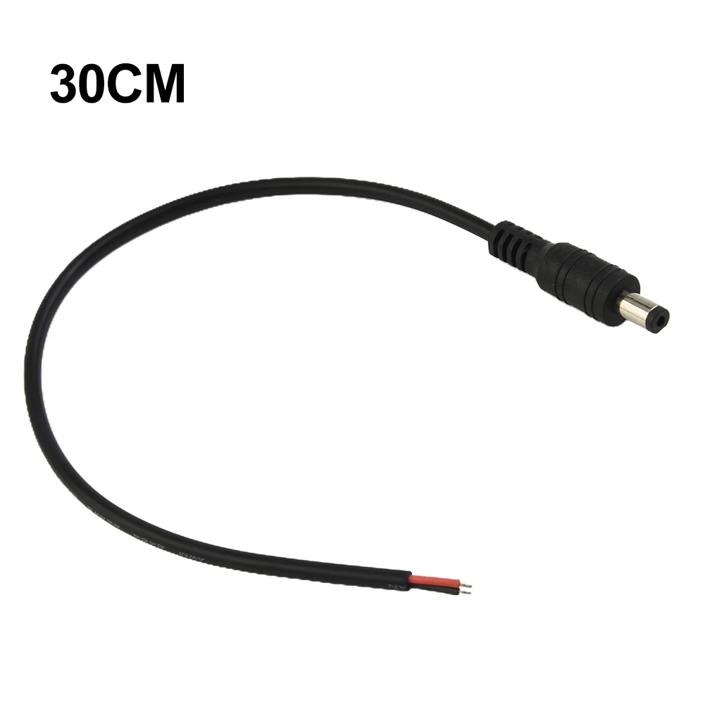 5 Pairs of DC Power Adapter Cable Kit 12V Male Female Jack Connector for LED Strip Light and for cctv Surveillance Camera