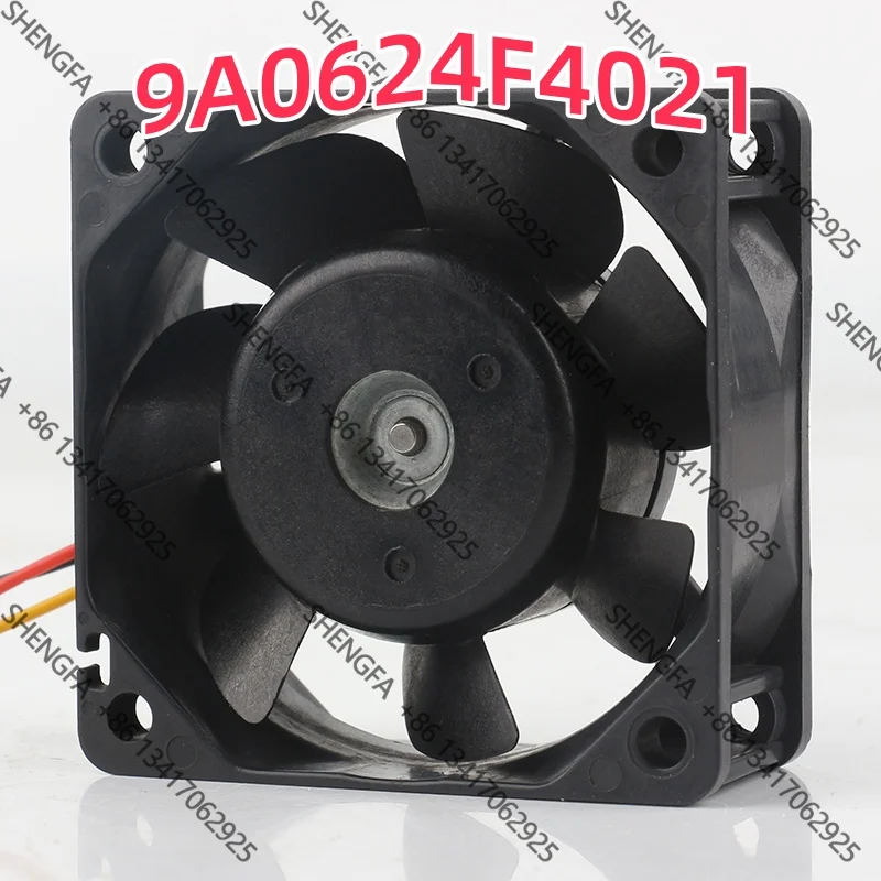 Cooling fan Sanyo DC24V 0.05A 6025 60X60X25MM ball bearing axial flow low noise inverter 3-wire 9A0624F4021