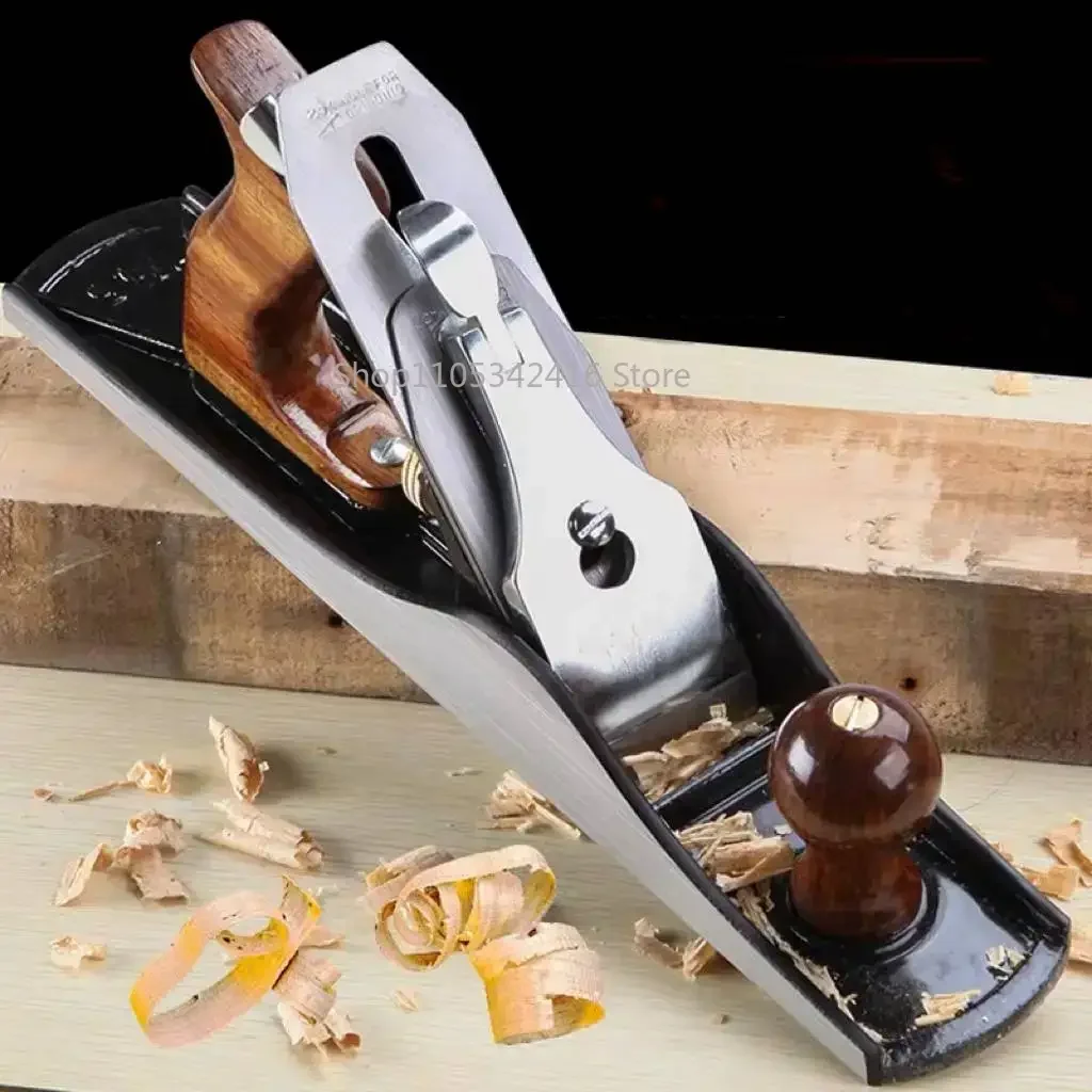 NO.4 Adjustable Universal Precision Hand Plane, 2-Inch Blade Wood Planer with Wooden Handles for Woodworking Smoothing​