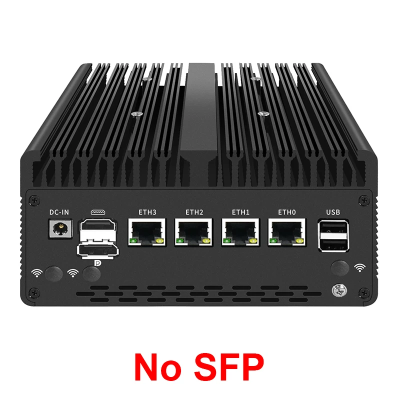 Partaker Firewall Mini PC Intel i7 13620H 8505 i5 13420H 4 x i226-V 2.5G 2*DDR5 SFP NVMe Komputer Przemysłowy Serwer Domowy Proxmox