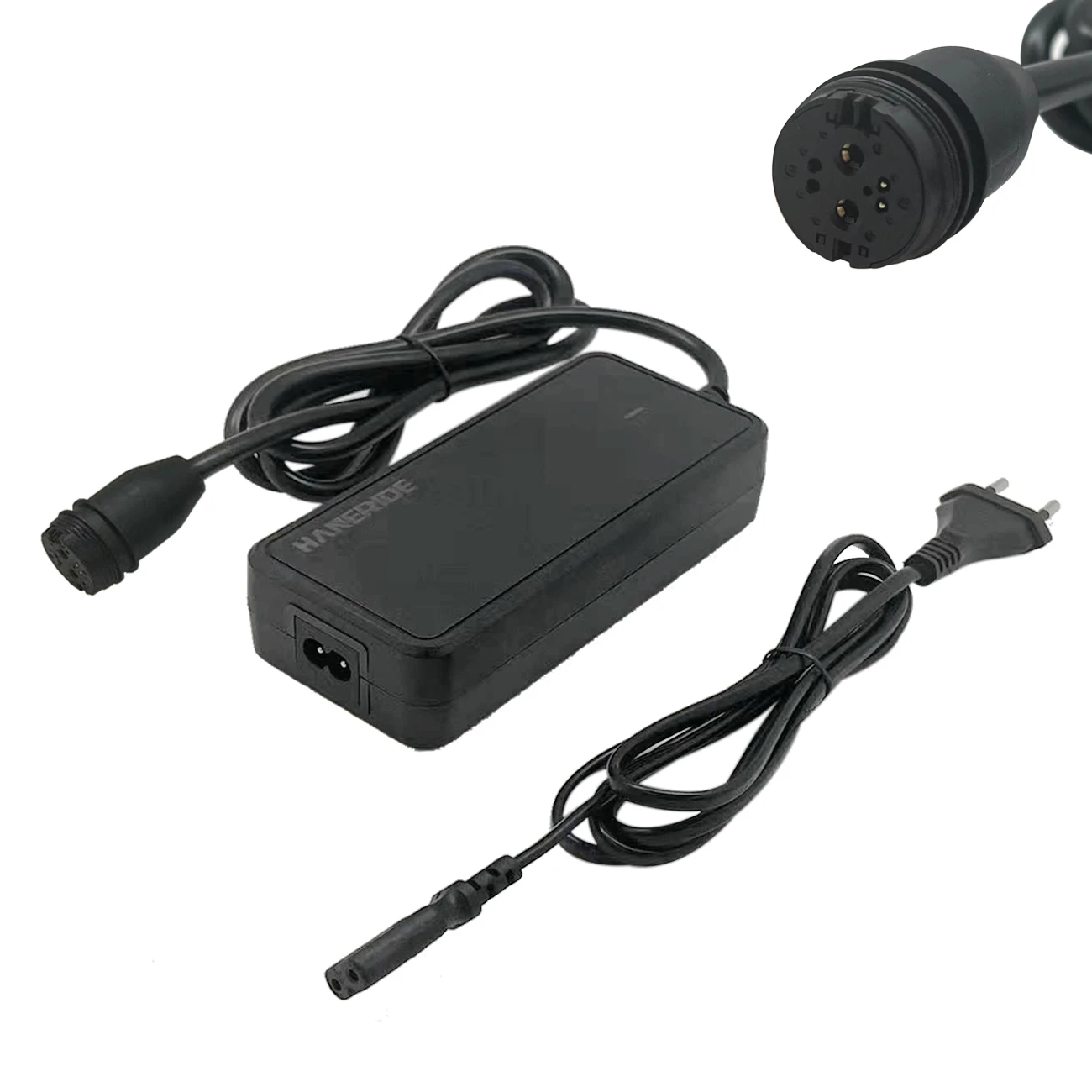 HANERIDE Li-Ion charger 36V replaces BMZ BSC42002000 2A charger for For use with 36V(42V) batteries with Rosenberger connector